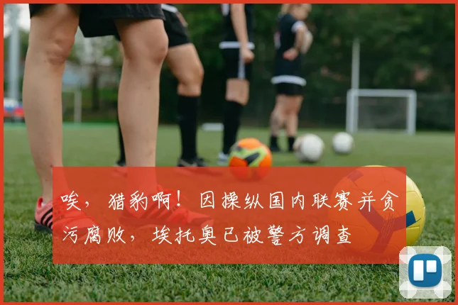 唉，猎豹啊！因操纵国内联赛并贪污腐败，埃托奥已被警方调查
