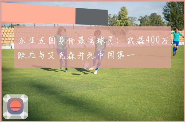 东亚五国身价最高球员：武磊400万欧元与艾克森并列中国第一